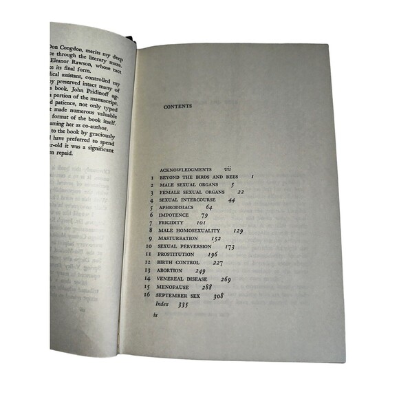 Everything You Always Wanted to Know About Sex Vintage Coffee Table Decor Book - Picture 9 of 10